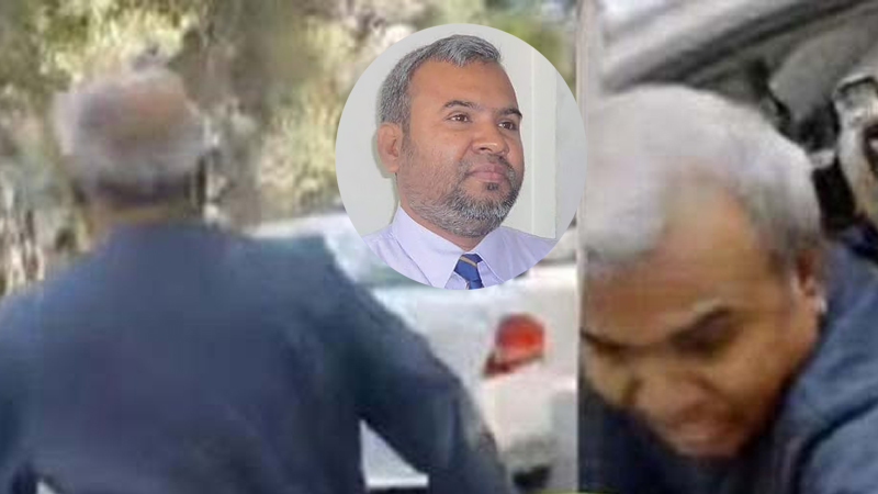 ঢাবির আওয়ামীপন্থি শিক্ষক আ ক ম জামাল উদ্দিনকে শিক্ষার্থীদের ধাওয়া